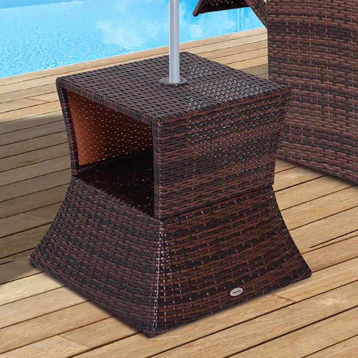 Bay Isle Home Lorelei Wicker/Rattan Side Table & Reviews - Wayfair Canada